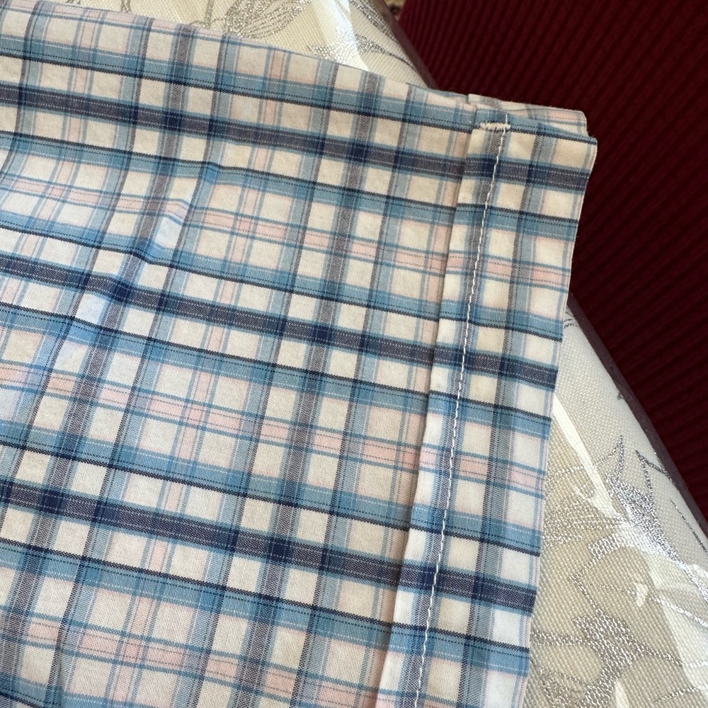 Izod saltwater relaxed classics button down the front plaid men’s shirt size L - Picture 8 of 13
